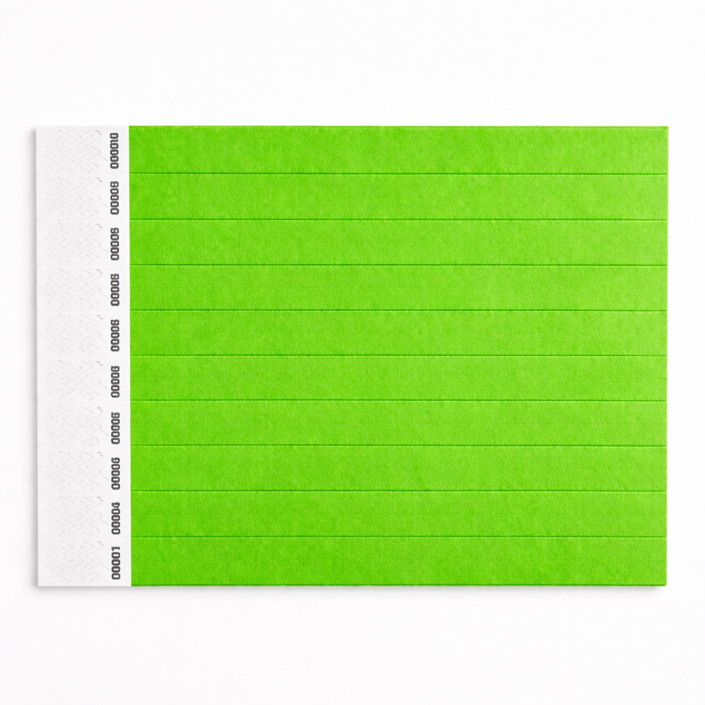 100 Pulseras tyvek LOGO + TEXTO