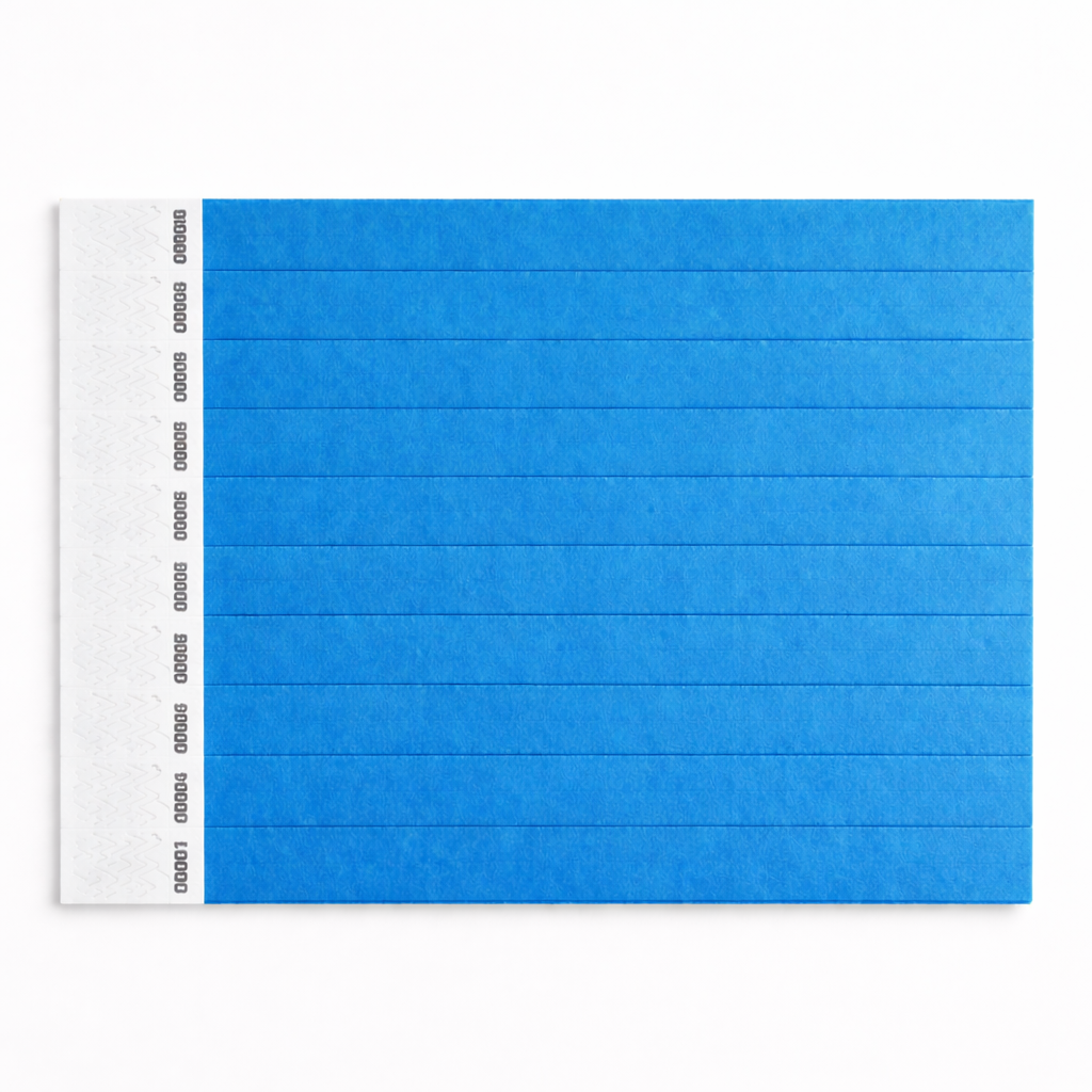 100 Pulseras tyvek LOGO + TEXTO