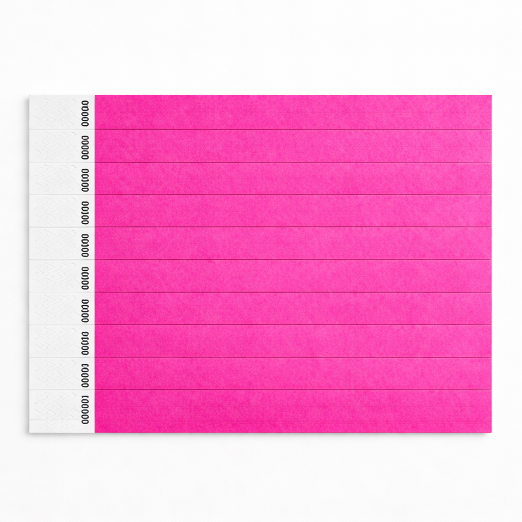 100 Pulseras tyvek LOGO + TEXTO