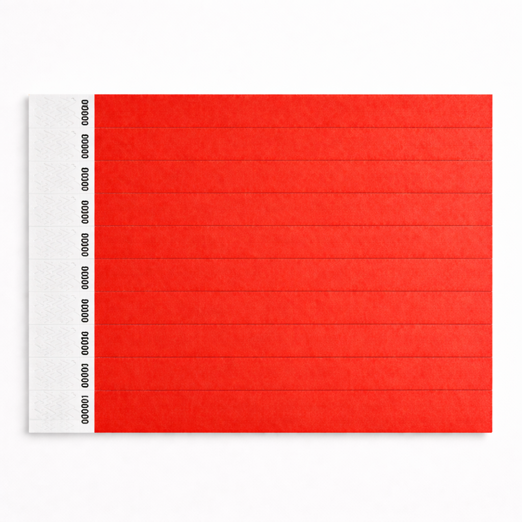 100 Pulseras tyvek LOGO + TEXTO