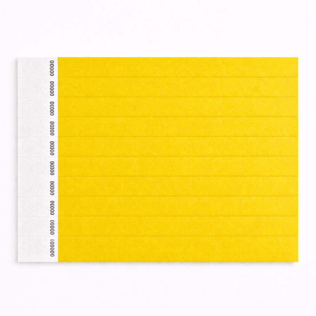 100 Pulseras tyvek LOGO + TEXTO
